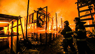 Fire affects over 100 houses in Brazil's Sao Paulo