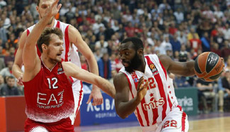 Crvena Zvezda beats Emporio Armani 83-70 at Euroleague Regular Season Round 8