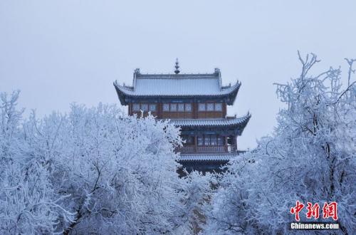 资料图：小寒时节，甘肃嘉峪关市迎来了一场大雪。师永红 摄