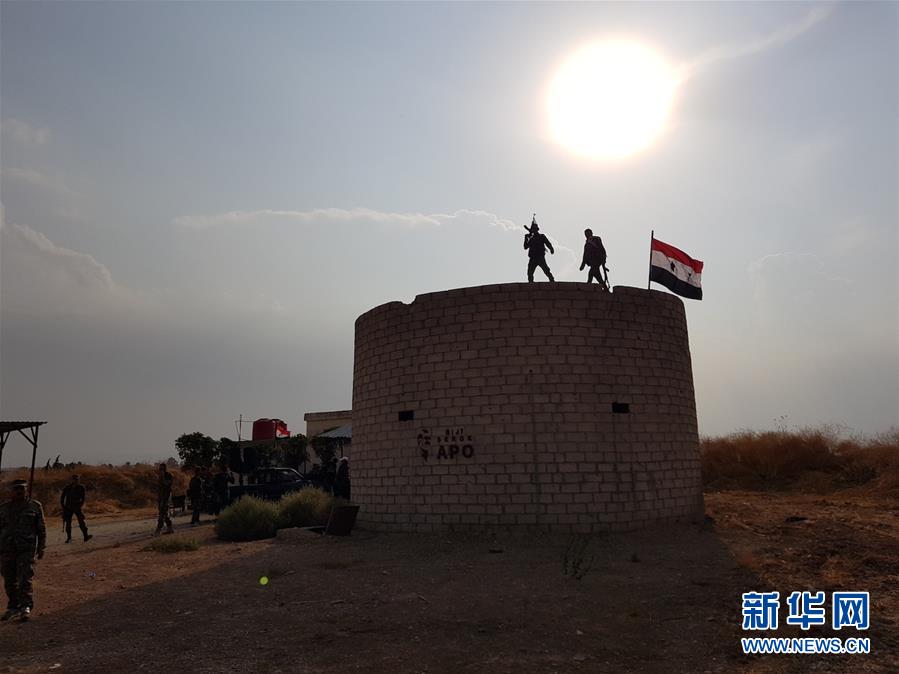 （国际）（1）叙政府军进驻国际联盟撤出后留下的一个军事基地